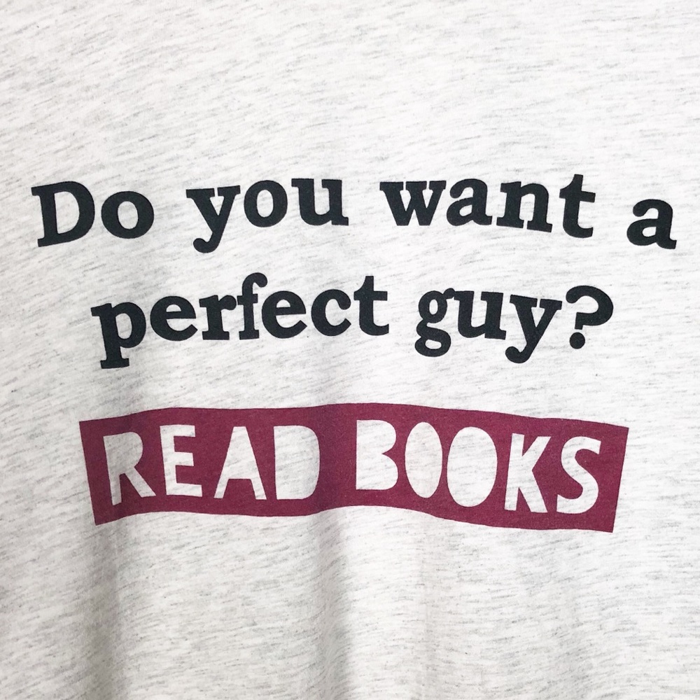 Perfect Guy Read Books Graphic T-shirt - Picture 2 of 6